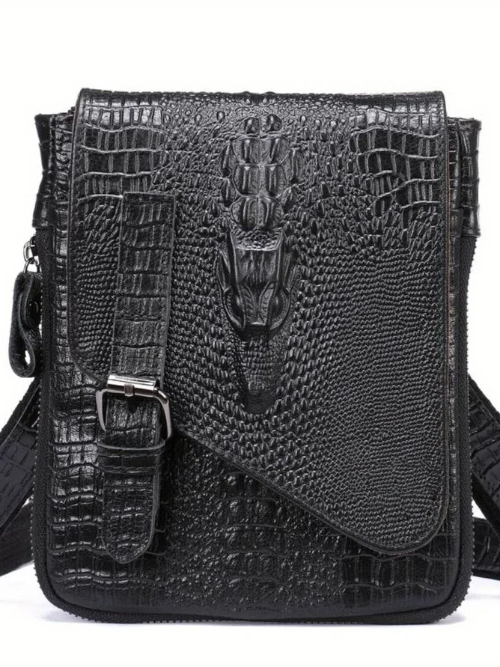 Genuine Leather Top Layer Cowhide Men's Shoulder Bag Large Capacity Crossbody